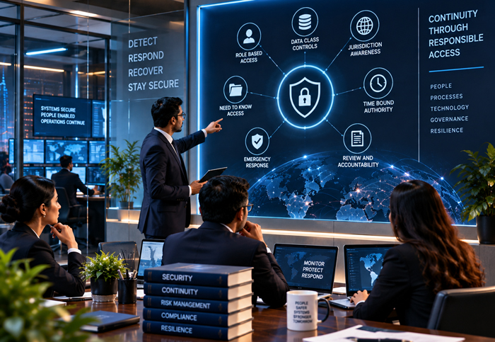 Controlled access continuity and emergency authority