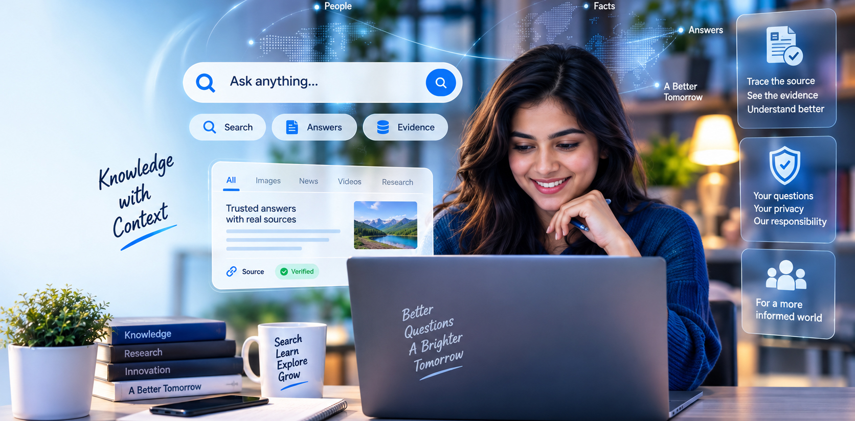 KHOZU search, answers and evidence platform