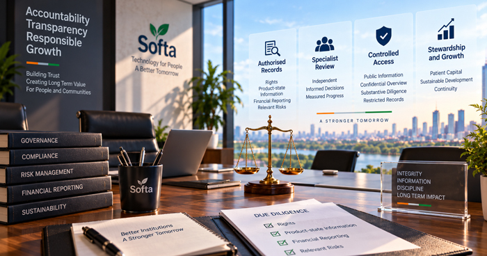Corporate governance investor diligence and controlled review