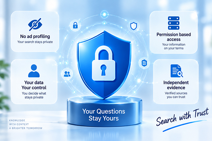 Private search and permission based access