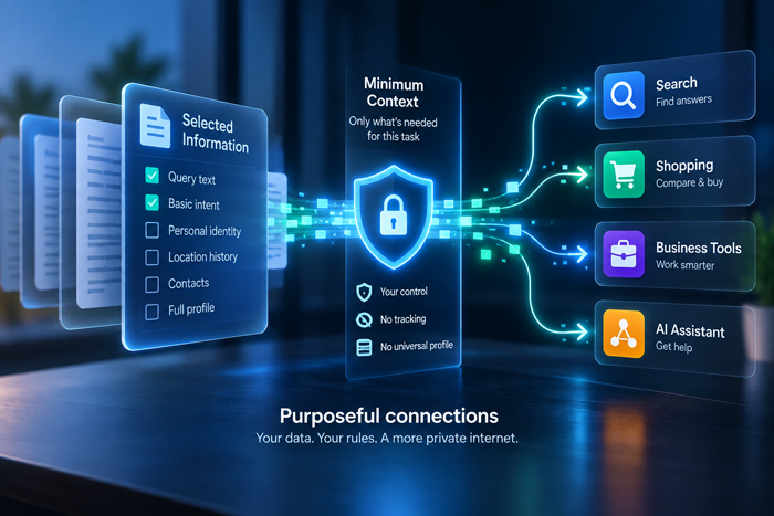 Private communication protected from unrelated profiling