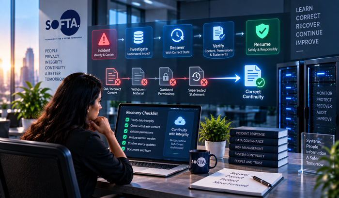 Digital system recovery and continuity management